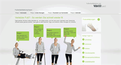Desktop Screenshot of fuss-reha.info